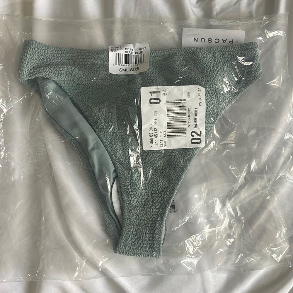 New Blue Pacsun Bikini Bottoms